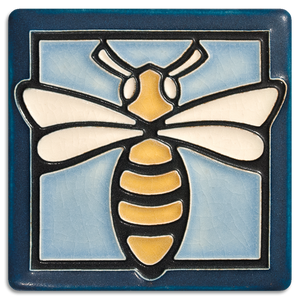 Bee (Blue) - Motawi Tileworks