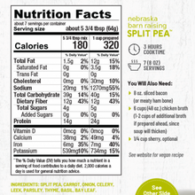 Load image into Gallery viewer, Nebraska Barn Raising Split Pea Soup Mix