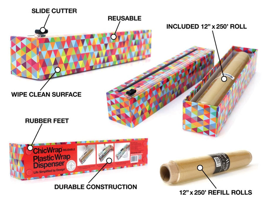 ChicWrap 250′ Plastic Wrap Refill Roll