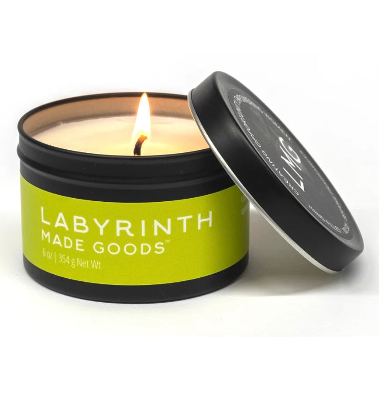 Labyrinth Made Goods Spring Candle