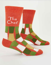 Load image into Gallery viewer, Men’s Crew Socks - Blue Q
