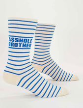 Load image into Gallery viewer, Men’s Crew Socks - Blue Q
