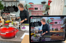 Load image into Gallery viewer, Sandi was keeping everyone cooking at home during the pandemic, our Facebook live queen of the kitchen!
