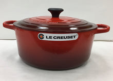 Load image into Gallery viewer, Le Creuset 7.25 qt Round Dutch Oven, Cerise Red
