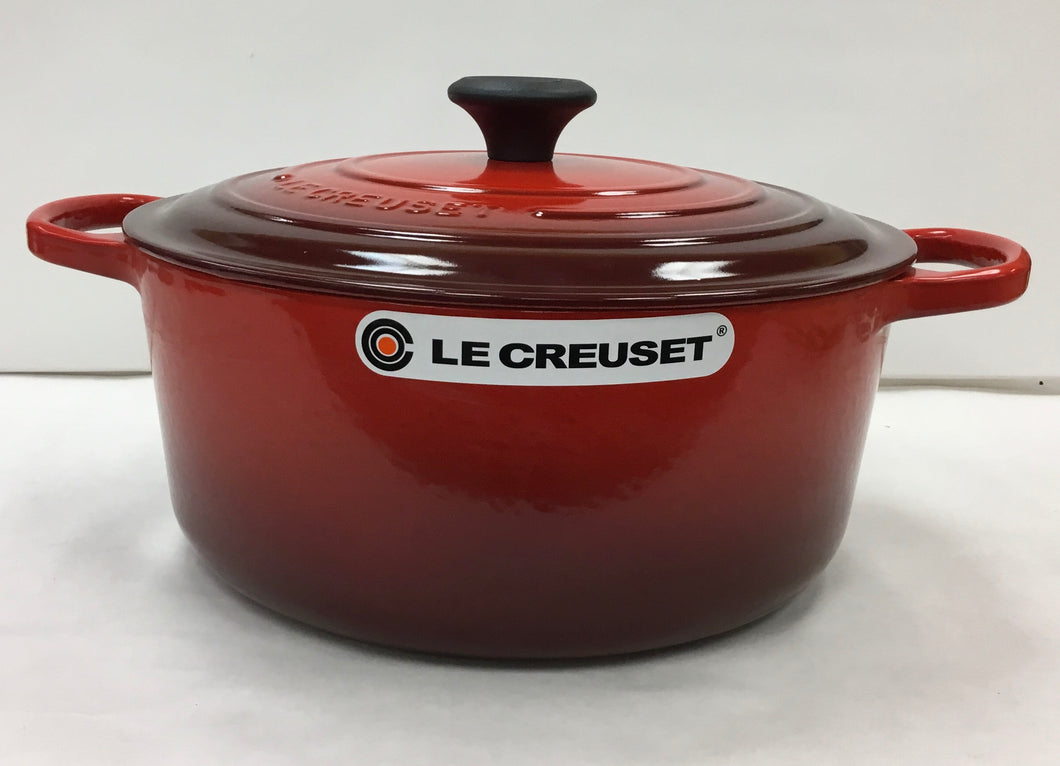 Le Creuset 7.25 qt Round Dutch Oven, Cerise Red