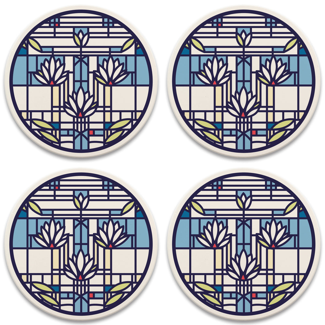 Waterlilies Coaster Set