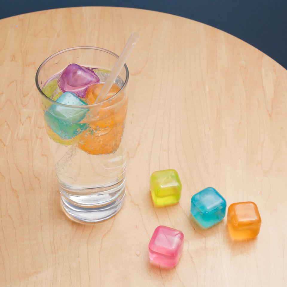 Colorful Reusable Ice Cubes - Kikkerland