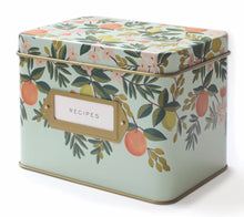 Load image into Gallery viewer, Citrus Floral Recipe Box - Rifle Paper Co.
