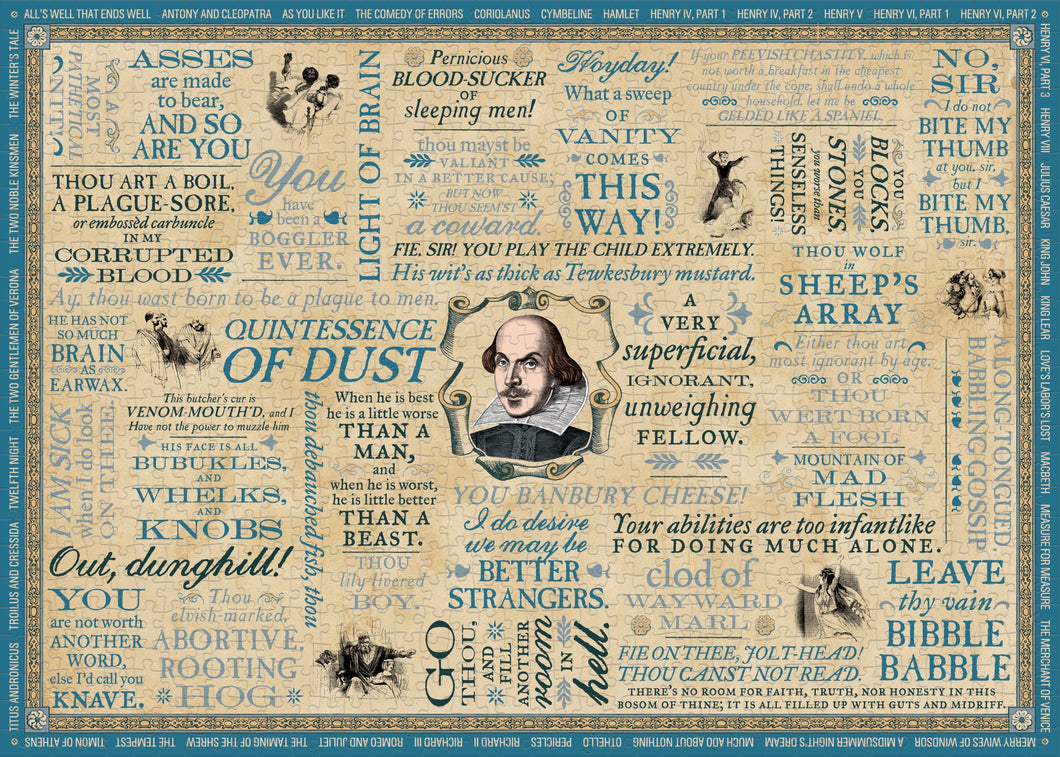 Shakespearean Insults Puzzle (1000pc)