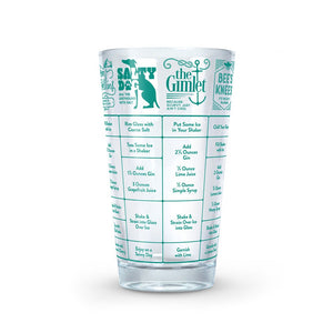Good Measure Recipes Glasses Collection - 16 oz