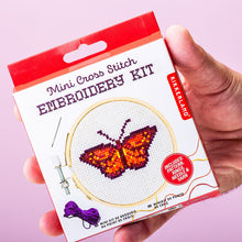 Load image into Gallery viewer, Butterfly Mini Embroidery Kit
